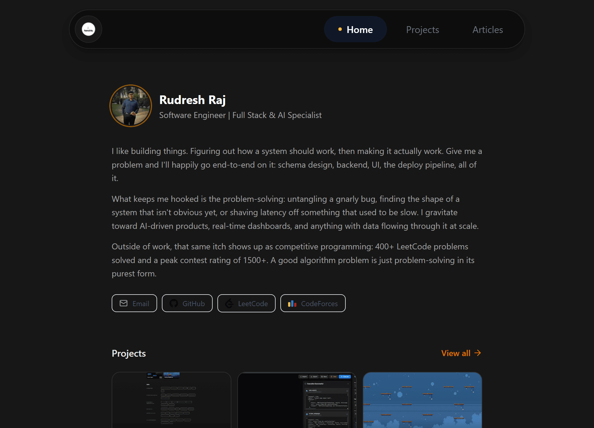 Portfolio Website & CMS